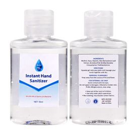 In eigen zak steekt Antimicrobial de Handdesinfecterende middel van de waterholding, Handgel Zonder water