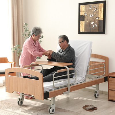 Elektrisch Verzorgingsbed Automatisch het Draaien Medisch het Ziekenhuisbed met de Zaal van het Sporenziekenhuis Bed